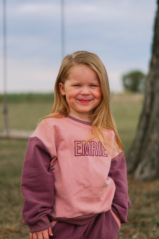 Colorblock Cozy Jogger Set