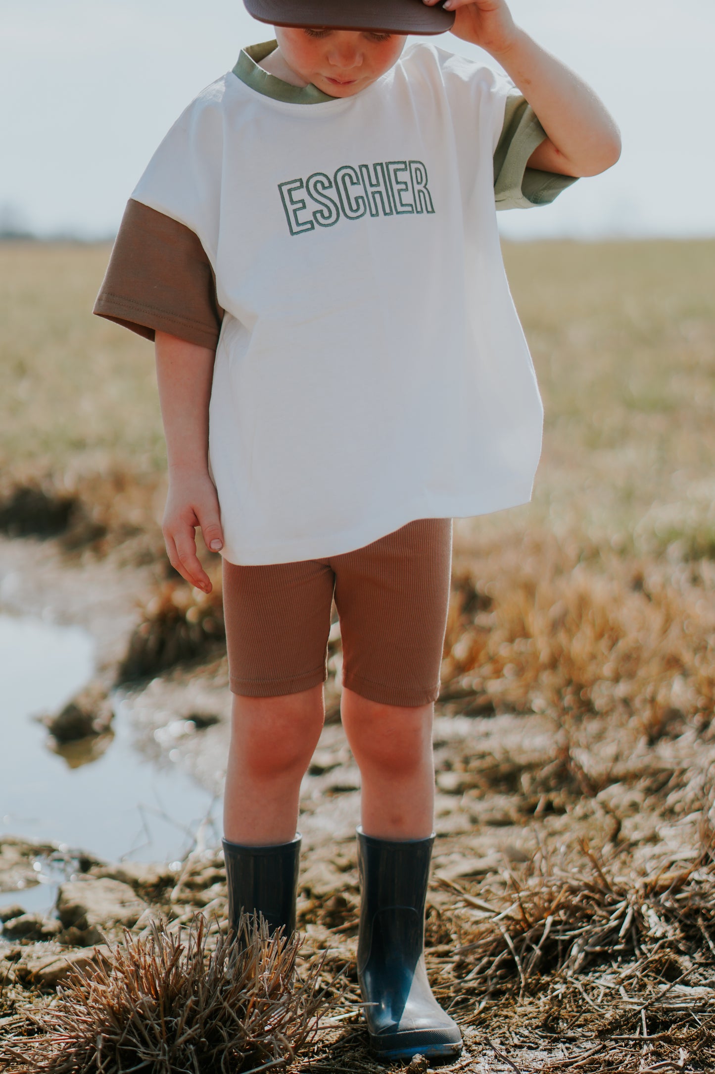 PRESALE Colorblock Tee or Biker Shorts Set *end of June