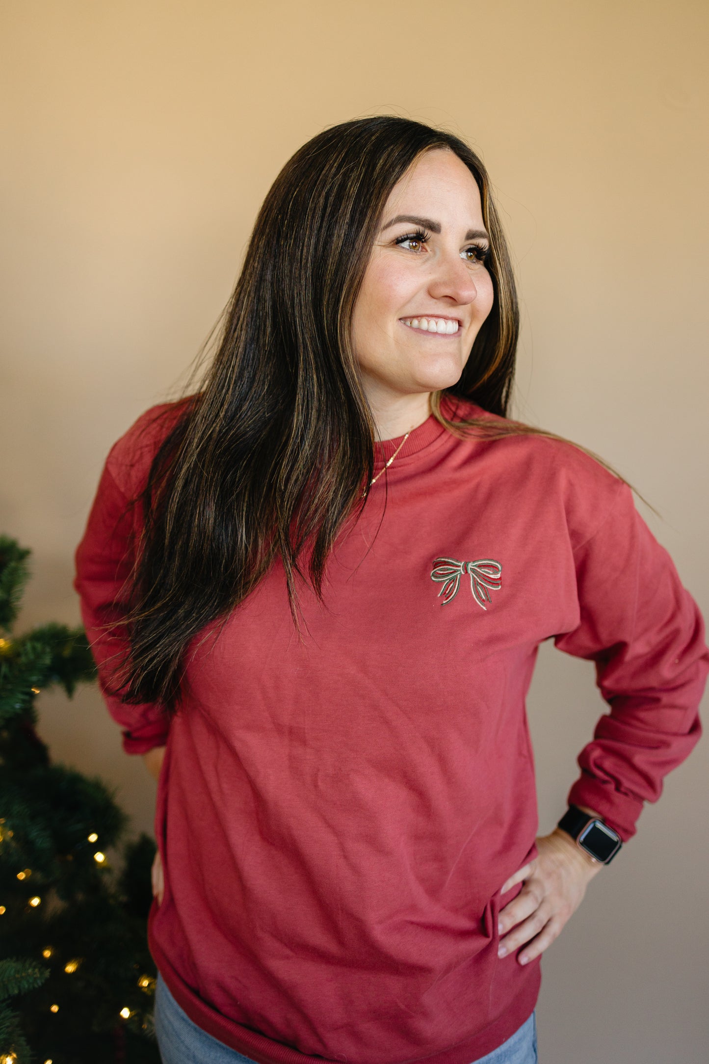 Adult Red Crewneck Sweatshirt