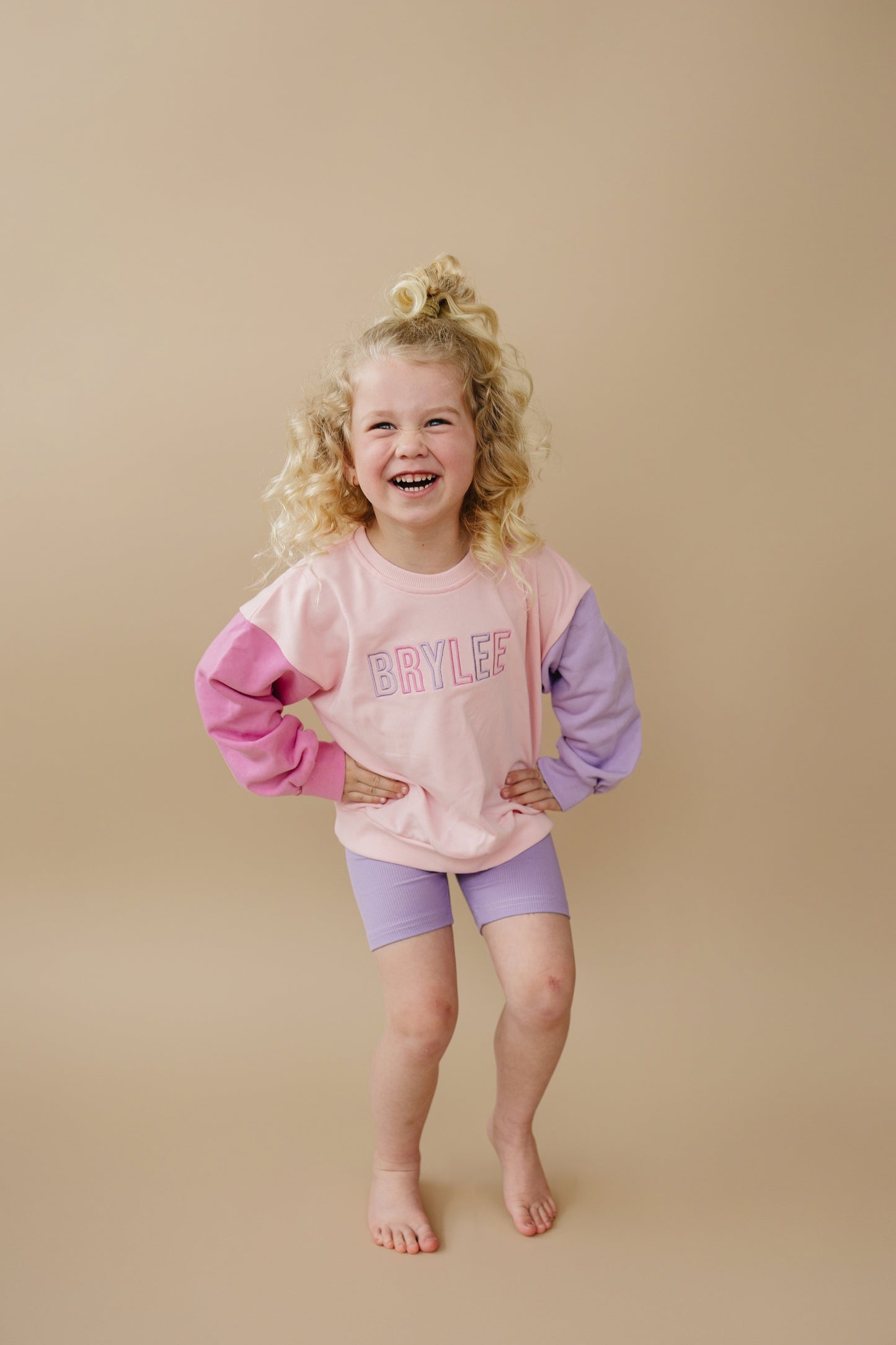 Colorblock Crewneck Sweatshirt