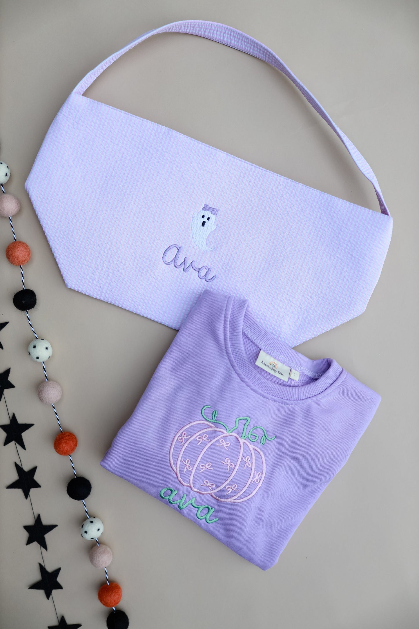 Seersucker Striped Halloween Bag - more colors
