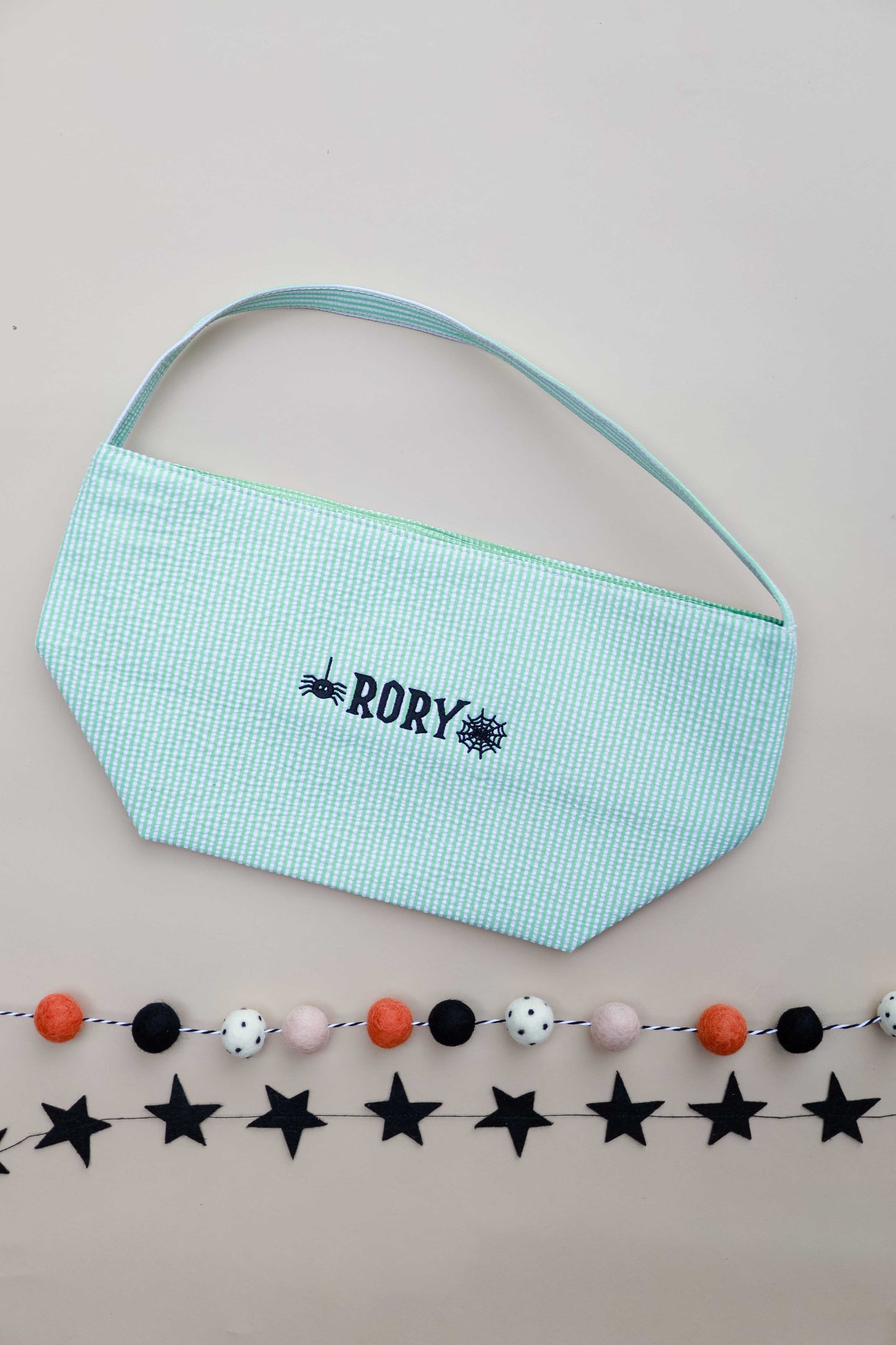 Seersucker Striped Halloween Bag - more colors