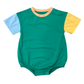Organic Cotton Colorblock T-Shirt Romper