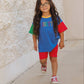 PRESALE 90s Colorblock Oversized Tee w/Optional Biker Shorts *mid-July