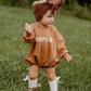 Crewneck Sweatshirt or Sweatshirt Romper - Burnt Orange