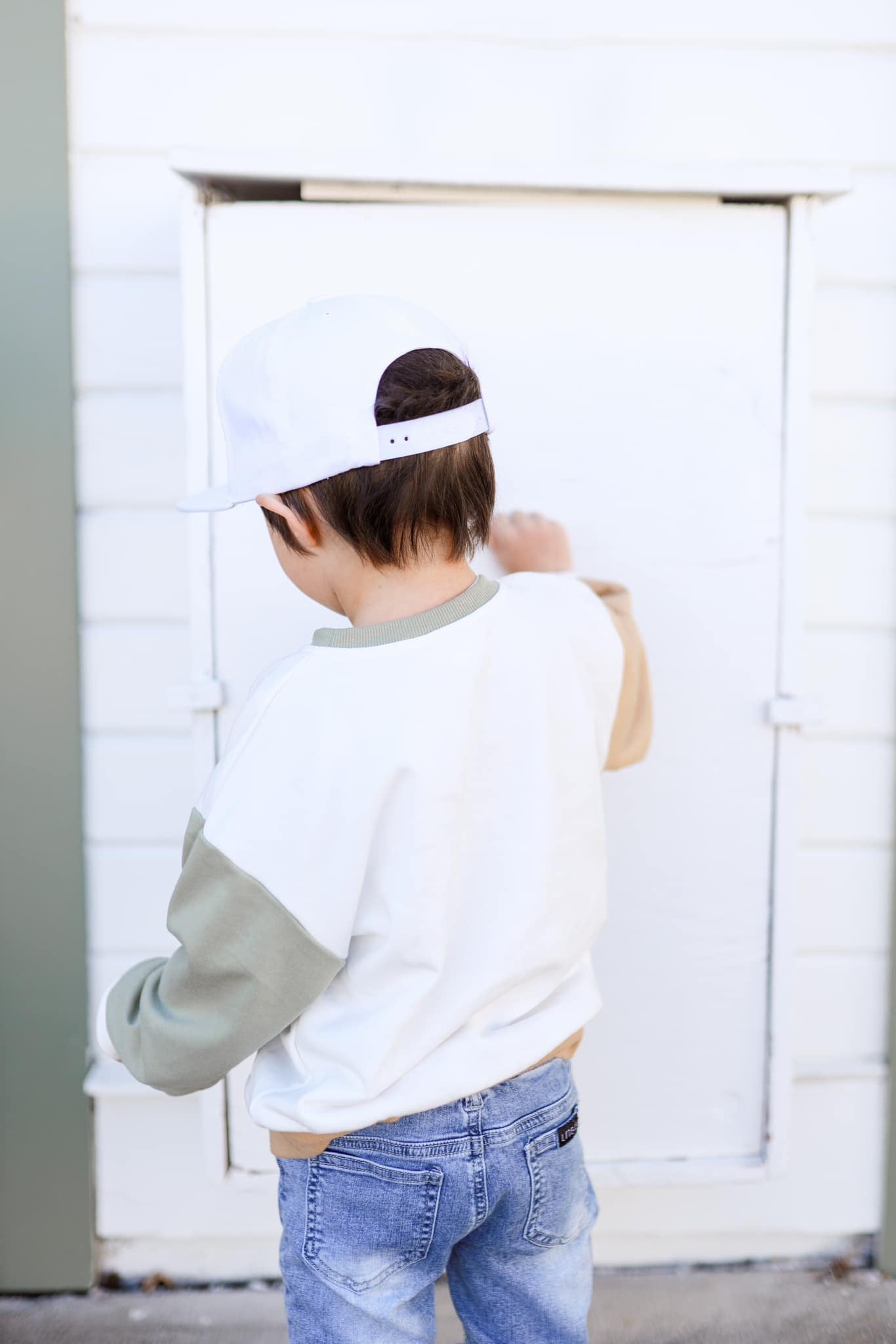 Colorblock Crewneck Sweatshirt