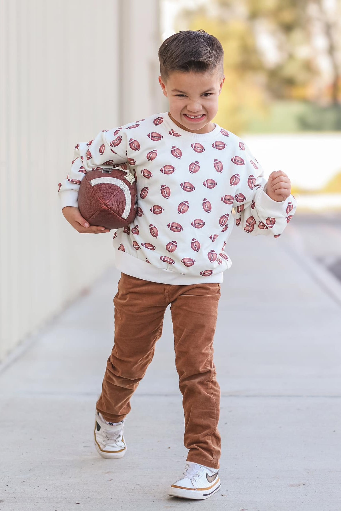 GAMEDAY PRESALE Football Print Sweatshirt - Early August
