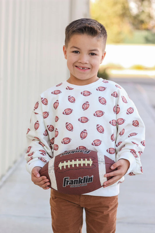GAMEDAY PRESALE Football Print Sweatshirt - Early August