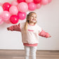 Colorblock Crewneck Sweatshirt - Pinks