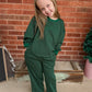 Girls Scalloped Set - Red, Cream, Green or Brown