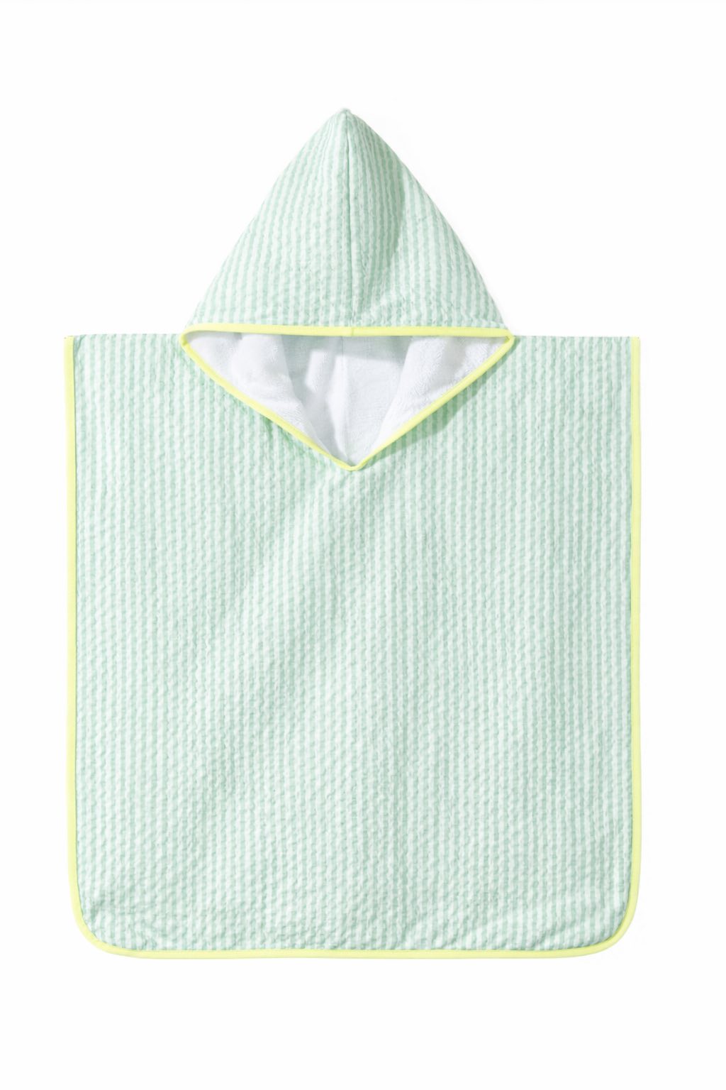 Seersucker Stripe Beach Towel Poncho - more colors