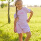 Scalloped Shorts Set - Pink or Purple