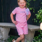 Scalloped Shorts Set - Pink or Purple