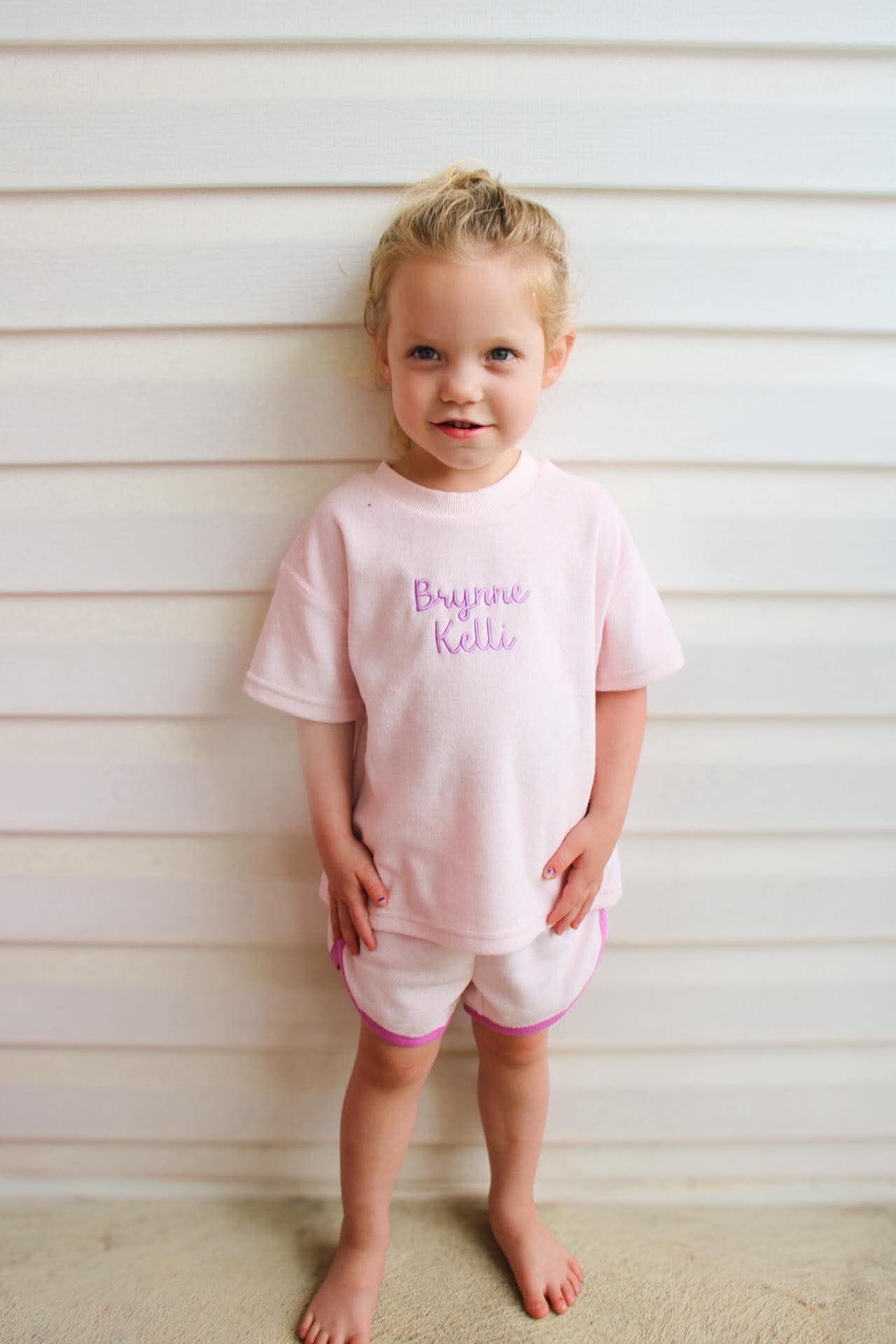 Organic Cotton Terry Shorts Set