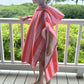 Cabana Stripe Beach Towel Poncho