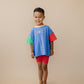 PRESALE 90s Colorblock Oversized Tee w/Optional Biker Shorts *mid-July