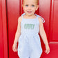 Girls Tie-Strap Striped Romper - more colors