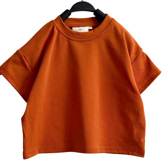 Oversized Tee - Burnt Orange