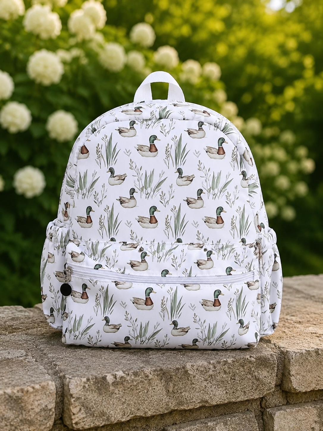 Toddler Backpack - Mallard Duck Print