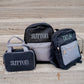 Black & Gray Colorblock Backpack - two sizes