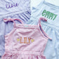 Girls Tie-Strap Striped Romper - more colors
