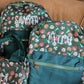 Sports Print Colorblock Backpack - two sizes