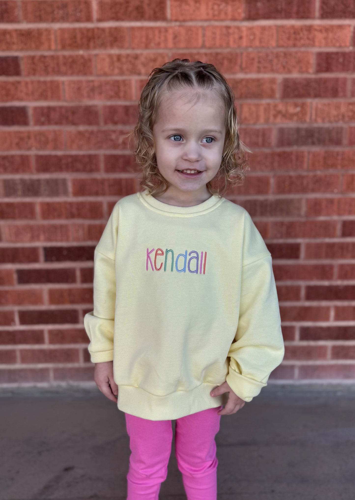Crewneck Sweatshirt - Butter Yellow