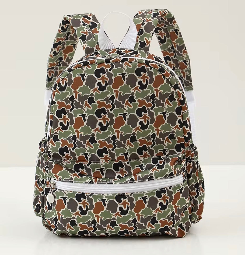 Toddler Backpack - Gingham or Floral Print
