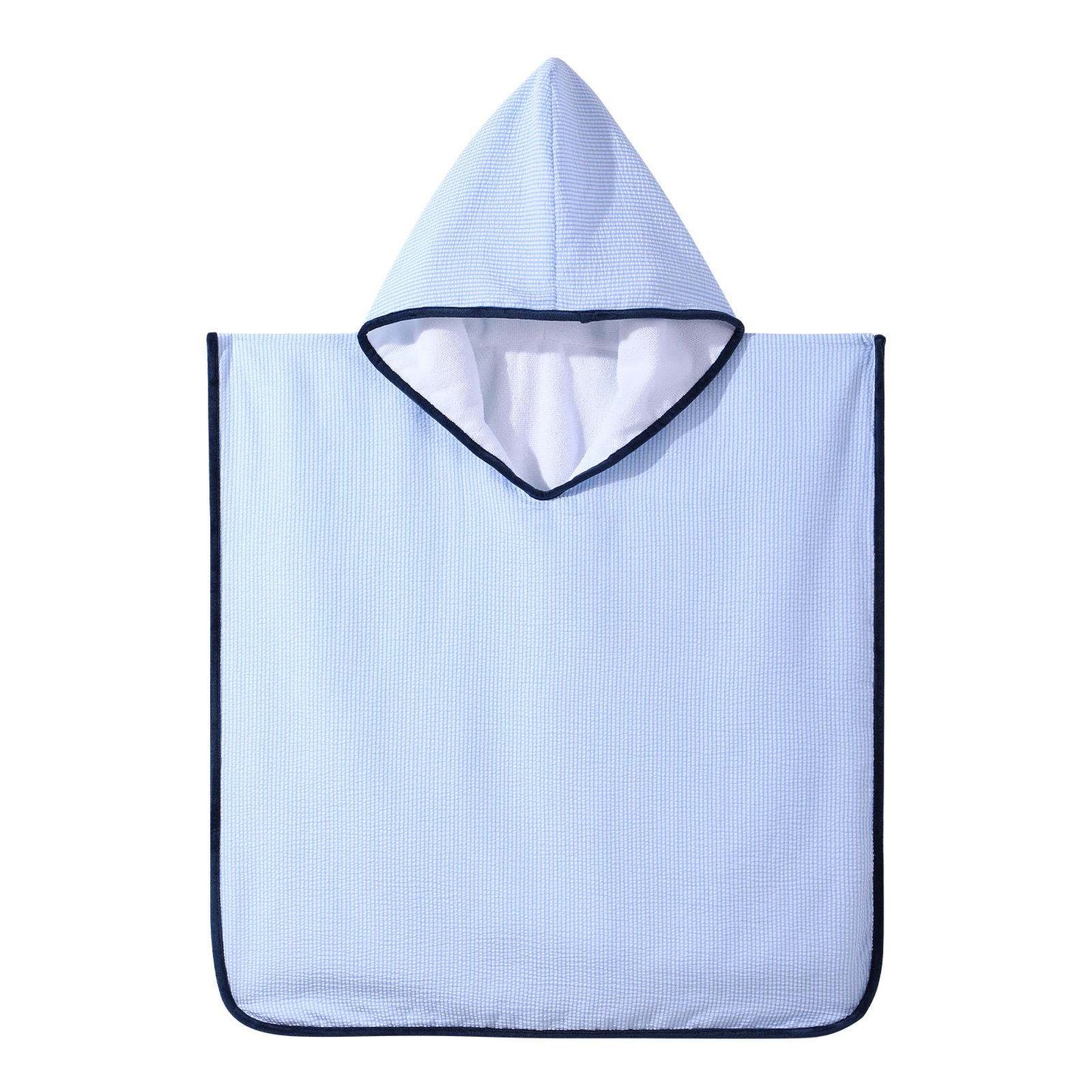 Seersucker Stripe Beach Towel Poncho - more colors