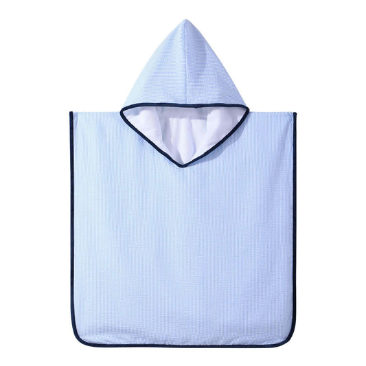 Seersucker Stripe Beach Towel Poncho - more colors
