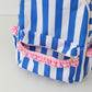 Ruffle Backpack - Gingham or Stripe