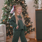 CHRISTMAS PRESALE Girls Scalloped Set - Red, Cream or Green *mid November
