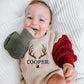 Christmas Colorblock Knit Sweater Romper