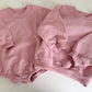 Crewneck Sweatshirt or Sweatshirt Romper - Dusty Pink