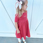 Organic Cotton Twirl Dress - Christmas