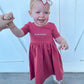 Organic Cotton Twirl Dress - Christmas