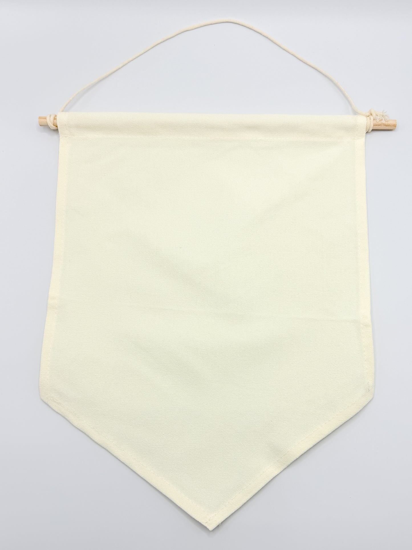 Natural Canvas Hanging Banner - Two Sizes