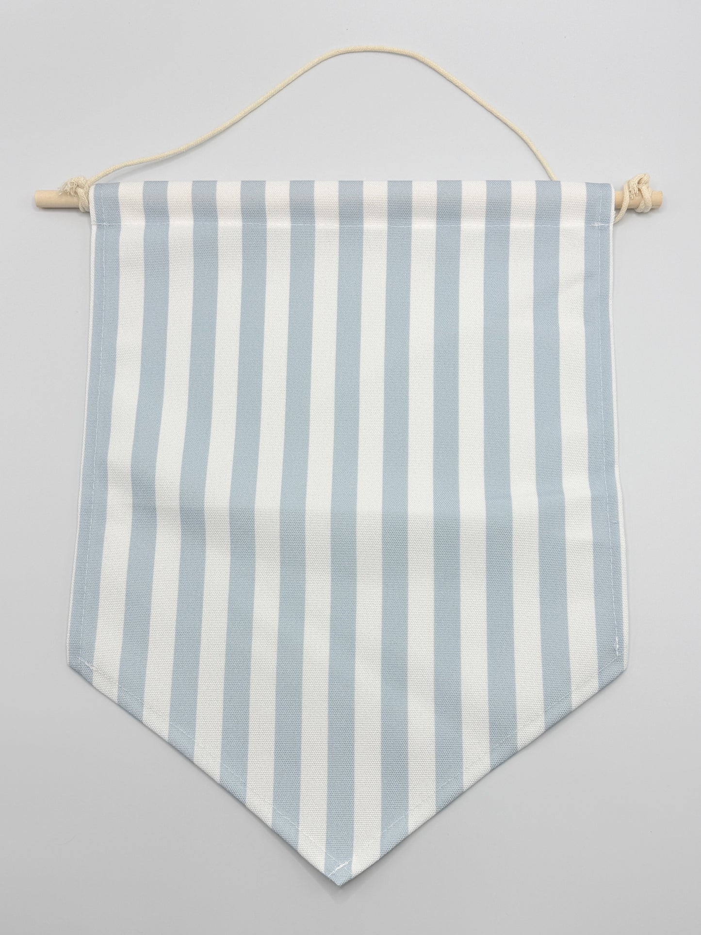Blue Striped Canvas Hanging Banner - Two Sizes