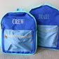 Blue & Teal Colorblock Backpack - two sizes