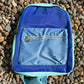 Blue & Teal Colorblock Backpack - two sizes