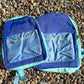 Blue & Teal Colorblock Backpack - two sizes