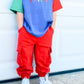 PRESALE 90s Colorblock Oversized Tee w/Optional Biker Shorts *mid-July