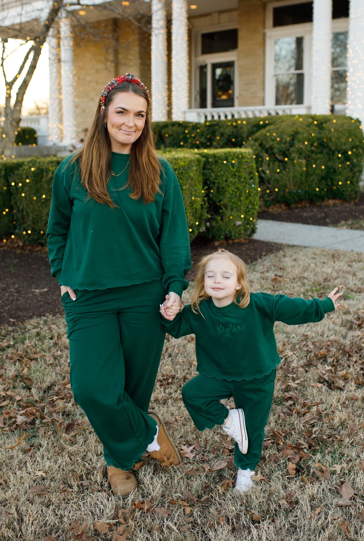 CHRISTMAS PRESALE Women's Scalloped Set - Green *mid November