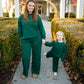 CHRISTMAS PRESALE Women's Scalloped Set - Green *mid November