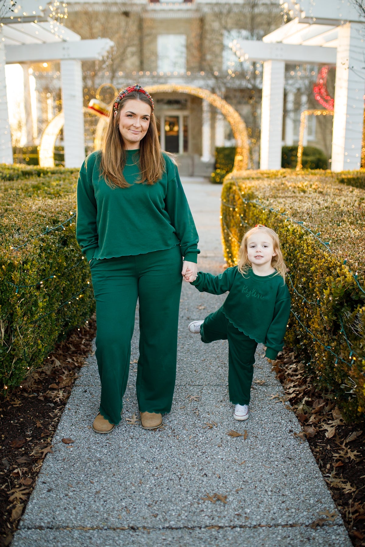 CHRISTMAS PRESALE Women's Scalloped Set - Green *mid November