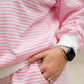 PREORDER Mommy & Me Striped Mock Neck Shorts Set *mid-September