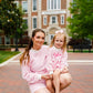 PREORDER Girls Striped Mock Neck Shorts Set *mid-September