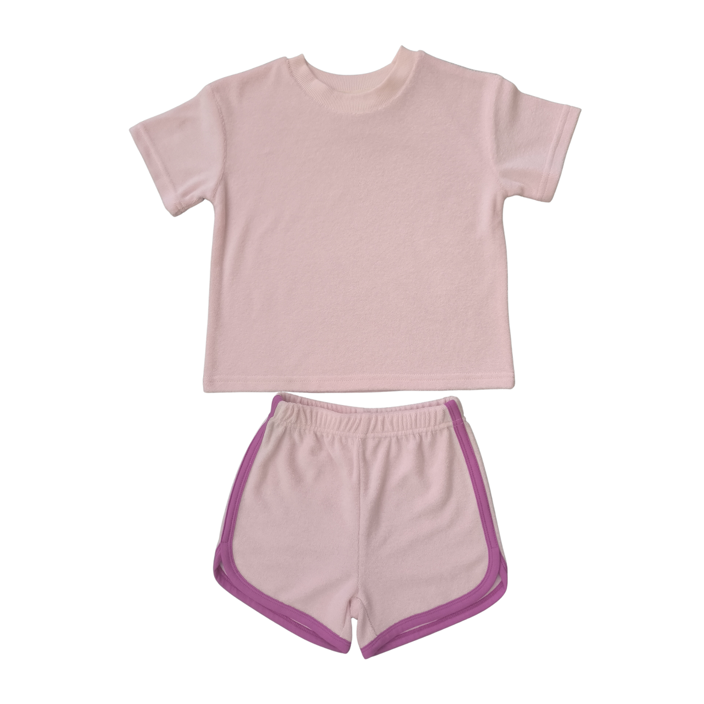Organic Cotton Terry Shorts Set