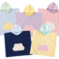 Colorblock Terry Beach Towel Poncho