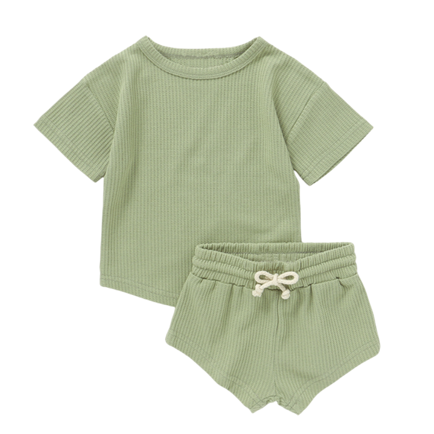 PRESALE Waffle Knit Shorts Set *mid-July
